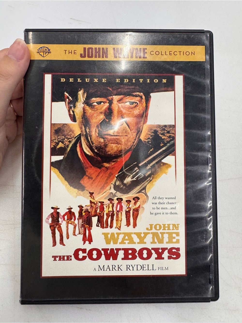 The Cowboys DVD 1972 Deluxe Edition John Wayne Mark Rydell Tested